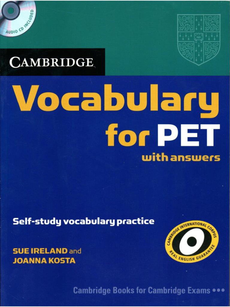 Vocabulary For PET | PDF