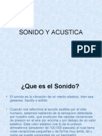 Sonido y Acustica