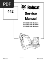 Download Bobcat 442 Mini Excavator Service Manual by drmasster SN234269939 doc pdf