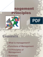 Management Principles