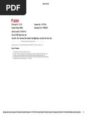 Payment Receipt