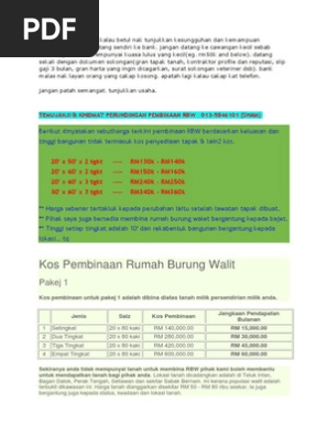 Contoh Surat Memohon Sokongan Membina Rumah Walit Dari Menteri