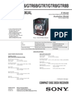 9553 Sony HCD-GTR6 GTR7 GTR8 Sistema Audio CD-USB Manual de Servicio