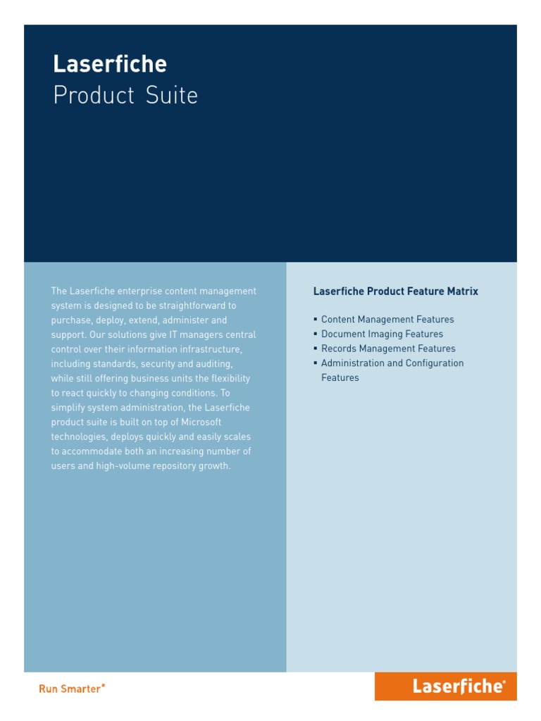 Laserfiche Product Suite Share Point Metadata