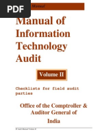 Download IT Audit Checklist by VishnuCholayil SN234273740 doc pdf