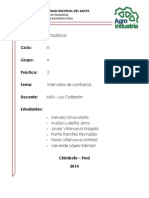 Informe Final de Estadística Intervalos de Confianza