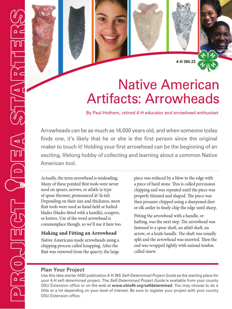 Native American Artifacts | PDF | Spear | Arrow
