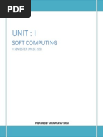 Soft Computing Unit-1 by Arun Pratap Singh