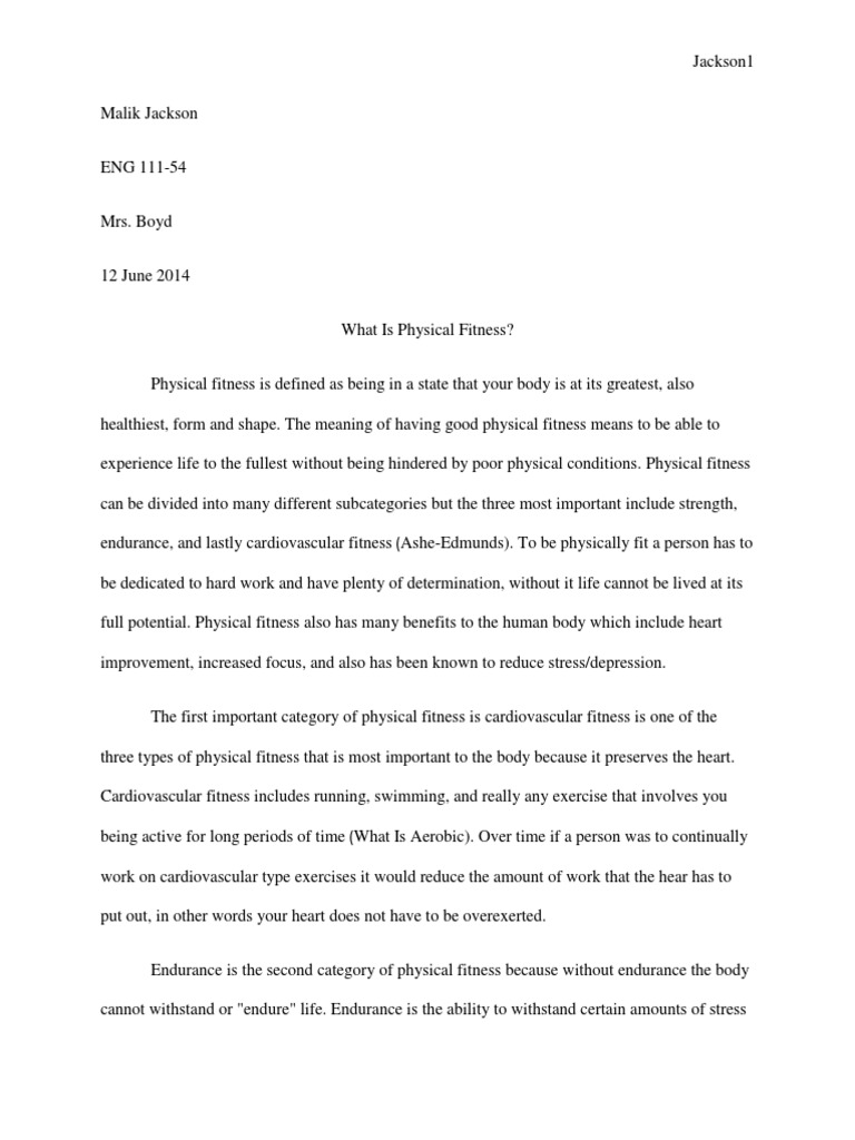 What is a thesis example image