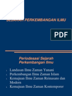 Kuliah v. Sejarah Perkembangan Ilmu