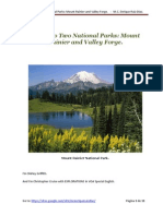 A Visit To Two National Parks - Mount Rainier and Valley Forge