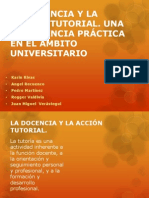 Exposición Tutoría