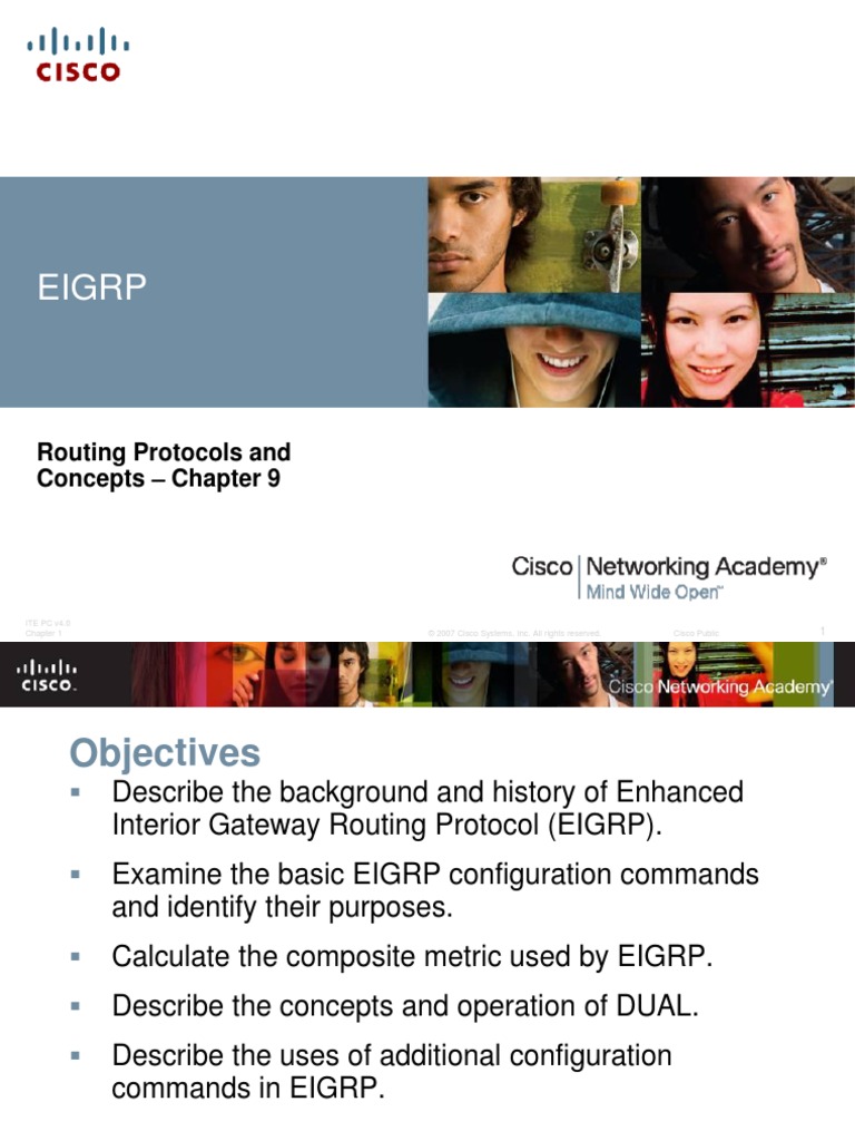 Eigrp: Routing Protocols and Concepts - Chapter 9 | PDF | Routing ...