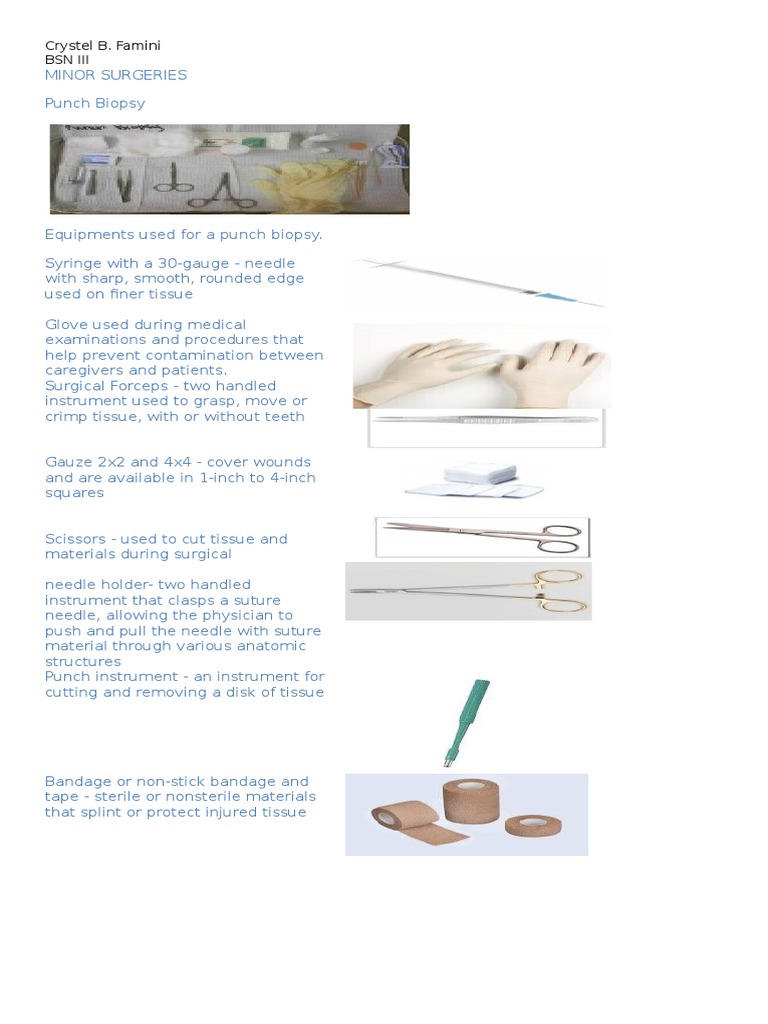 Surgical Equipments | PDF | Surgery | Medical Specialties