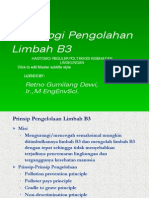 Teknologi Pengolahan Limbah B3