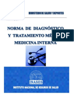 Norma de Diagnostico y Tratamiento en Medicina Interna