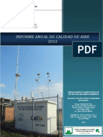 Informe Calidad Del Aire - Anual 2013