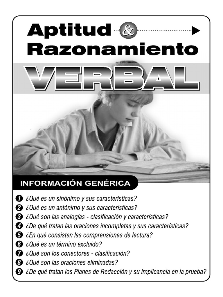 Razonamiento Verbal Naturaleza