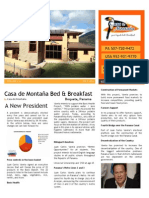 July, 2014: Casa de Montaña Bed & Breakfast