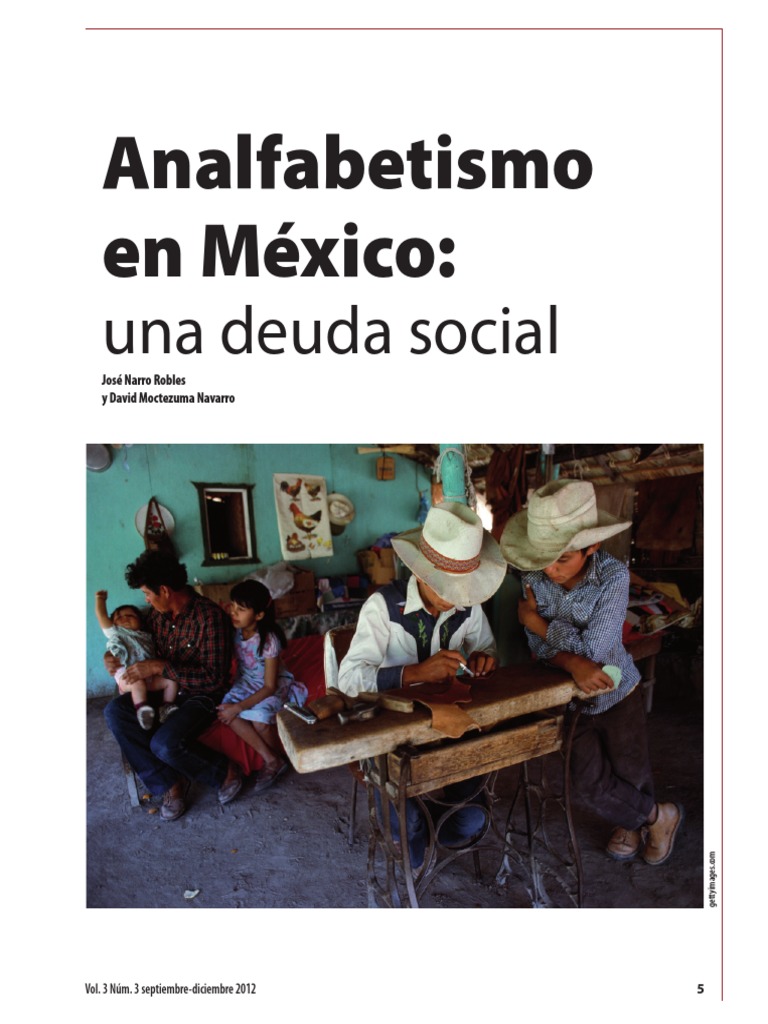 Analfabetismo En México Pdf México Exclusión Social