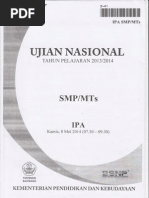 Download Naskah Soal UN IPA SMP Th 2014 Paket 01 by jidin SN234302292 doc pdf
