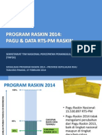 TNP2K - Pemutakhiran Data RTS-PM Raskin - Kepulauan Riau - 27 Feb 2014