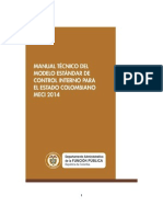 Manual Técnico Meci - 2014