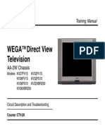 7581114 Sony Chassis AA2W TV Wega Training Manual