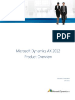 Microsoft Dynamics Ax 2012 - Product Overview