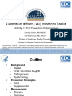 Clostridium Difficile (CDI) Infections Toolkit: Activity C: ELC Prevention Collaboratives