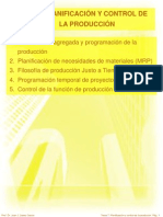 Planificación y Control de La Producción