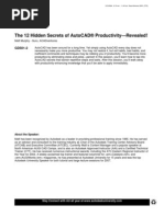 Download the 12 hidden secrets of autocad productivity revealed by mikesaz SN23431702 doc pdf