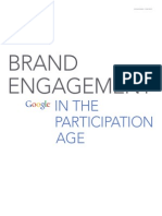 Google Brand Engagement in Participation Age Research Studies