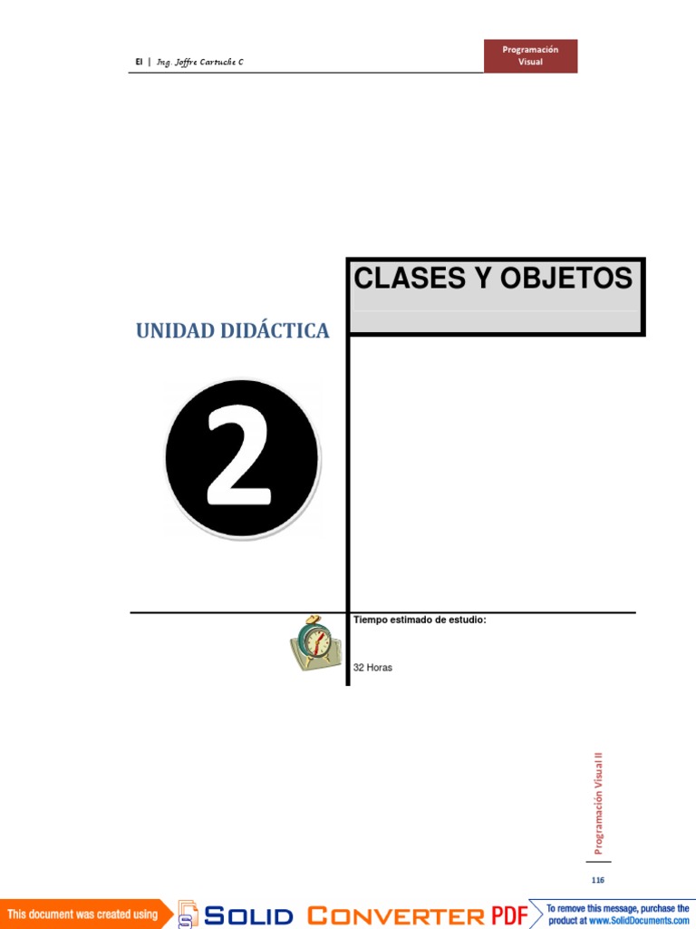Clases y Objetos en Programación C# | PDF | Objeto (informática ...