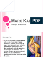 Marx Karl Enajenacion