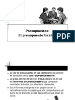 Presupuesto flexible: desarrollo del presupuesto flexible