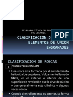 Serie Tecnologica Del Metal 6 - Clasificacion de Rosca, Engranajes, Elementos de Union