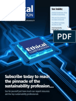 Subscribe Today To Reach The Pinnacle of The Sustainability Profession..