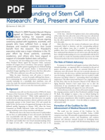 Download Federal Funding of Stem Cell Research Past Present and Future by sstrumello7395 SN23432434 doc pdf