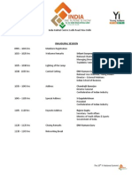 Agenda 10th Yi National Summit 14-15 March