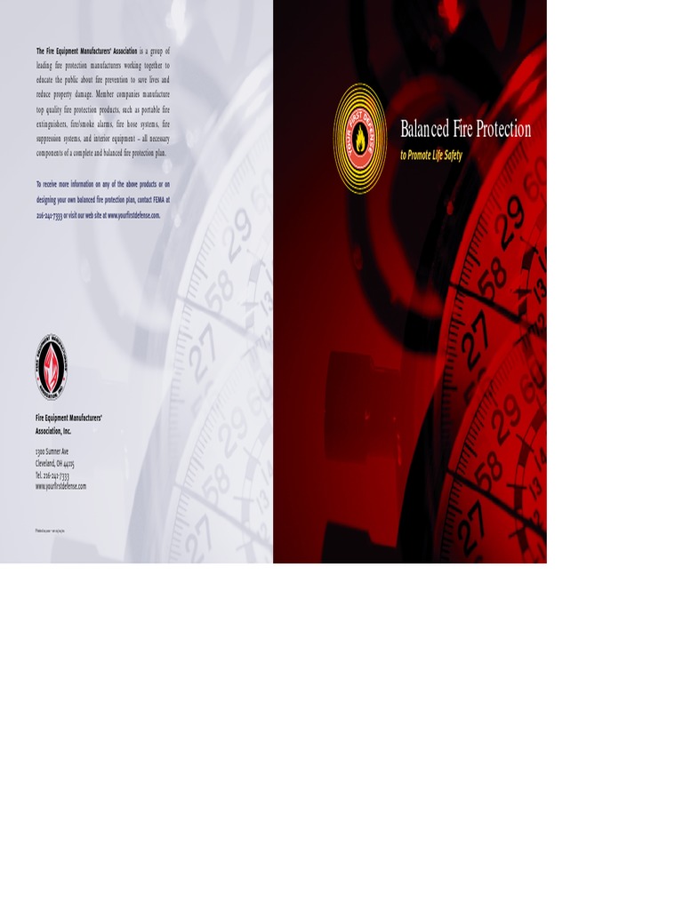 Balanced Fire Protection: To Promote Life Safety | PDF | Fire ...