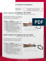 Kamos® Hydraulic Test Equipments: - For Testing of Kamos Gaskets Subsea or at Site, 0-400 Bar