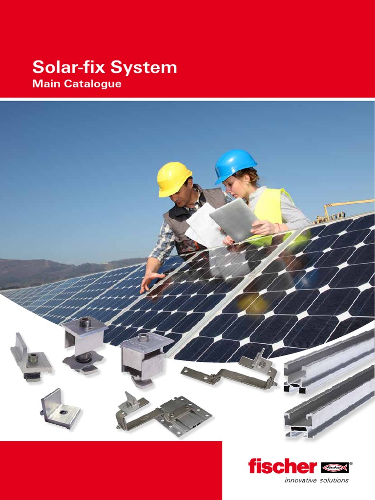 Fischer Solar-Fix Main Catalogue | PDF | Rivet | Screw