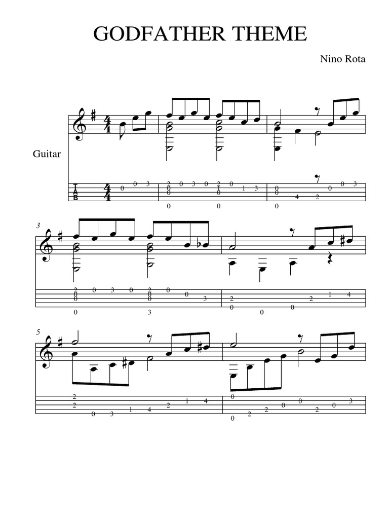 Godfather Theme | PDF
