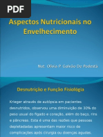 Aspectos Nutricionais no Envelhecimento