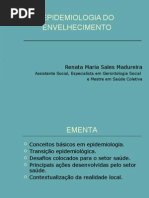 EPIDEMIOLOGIA DO ENVELHECIMENTO