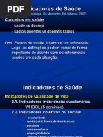 Indicadores de Saude