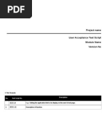 UAT Sign-Off Document Template | PDF