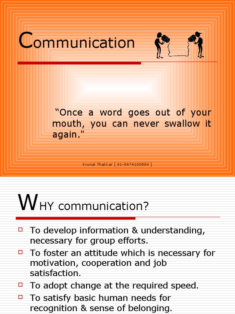 communication presentation pdf