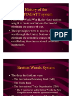 History of the WTO\GATT System